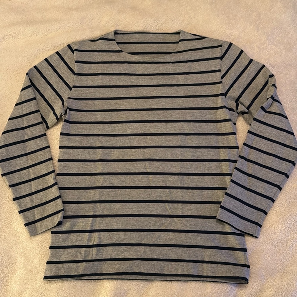 American Apparel Striped Sweater Made in USA Mens Small